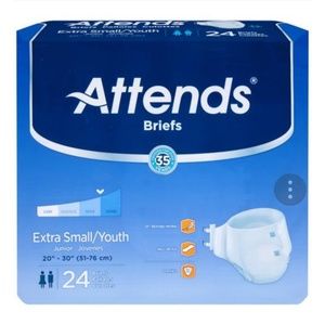 Attends Briefs // Light // XS Youth